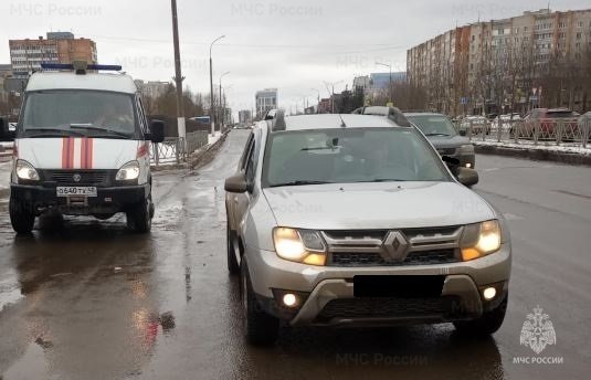 Спасатели МЧС принимали участие в ликвидации ДТП в г. Обнинск, проспект Маркса